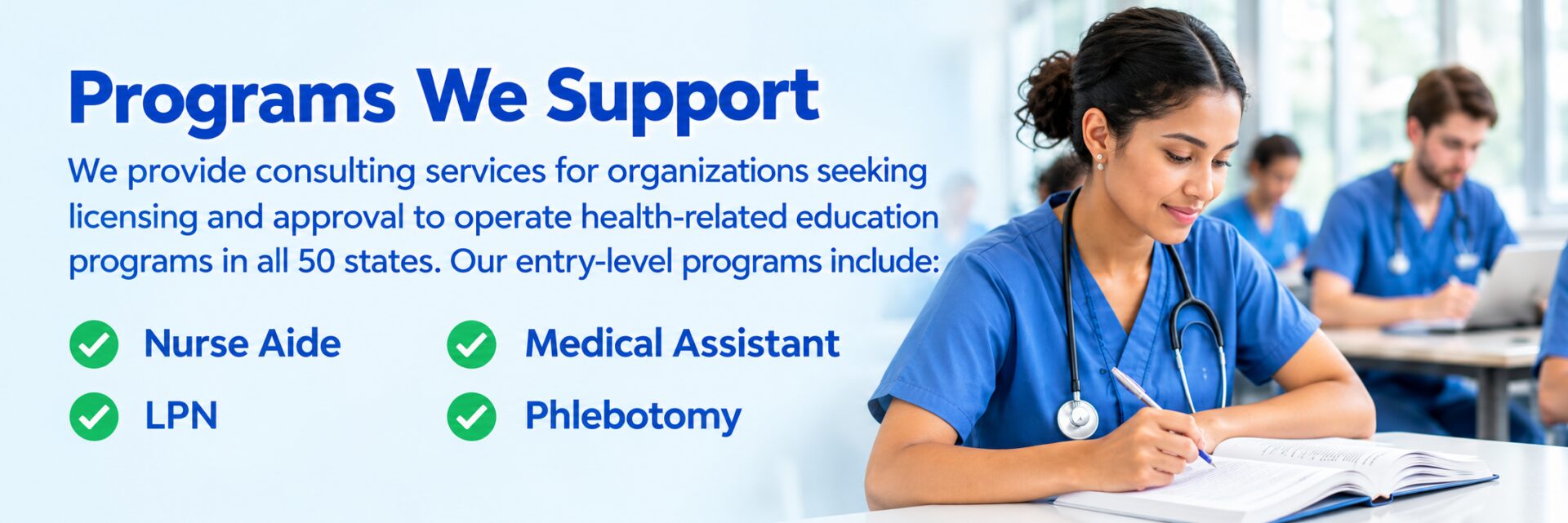 Programs we support